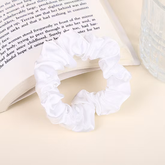 Cor sólida pequena fresca doce cabeça corda simples rabo de cavalo corda headwear